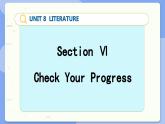 高中BSD英語選擇性必修第三冊(cè) Unit 8 SectionⅥ  Check Your Progress  PPT課件