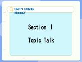 高中BSD英語選擇性必修第三冊(cè) Unit 9 SectionⅠ  Topic Talk  PPT課件