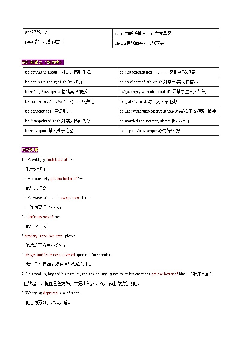 专题09 情感与态度（读后续写话题之人与自我 ）（教师版+学生版）-2024新高考英语满分作文读后续写02