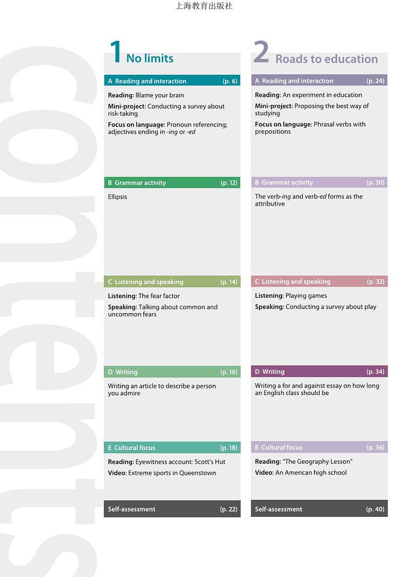 沪教版高中英语必修第二册电子课本【高清教材】03