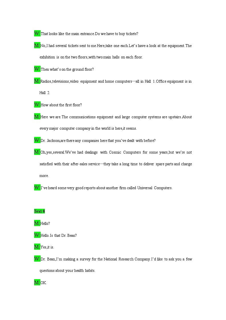 备考2024新高考英语听力 18(音频+试题+答案+文本)03