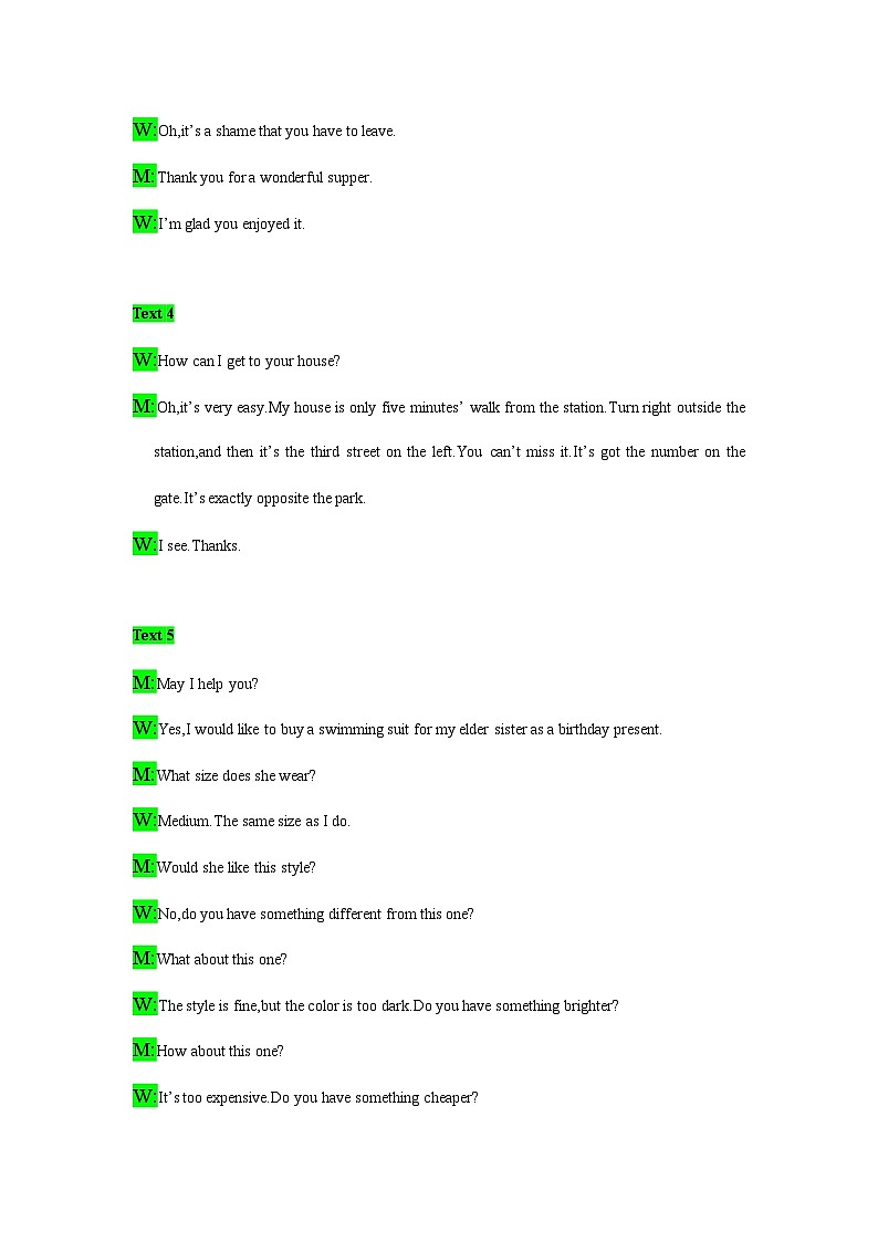 备考2024新高考英语听力 19(音频+试题+答案+文本)02