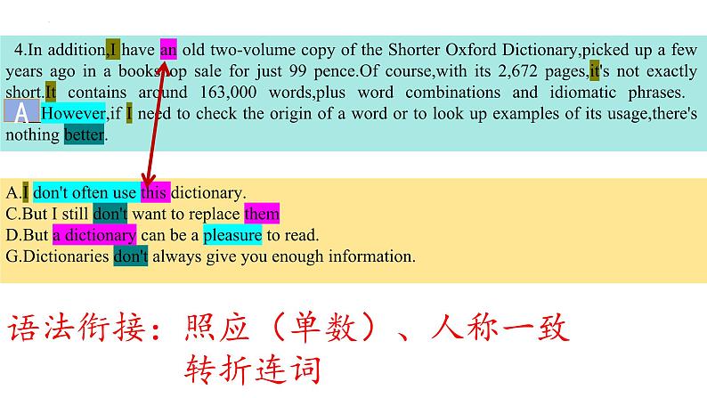 2024年高考英语新课标1卷讲评（七选五+完形填空+语法填空）课件-2025届高三英语一轮复习第7页