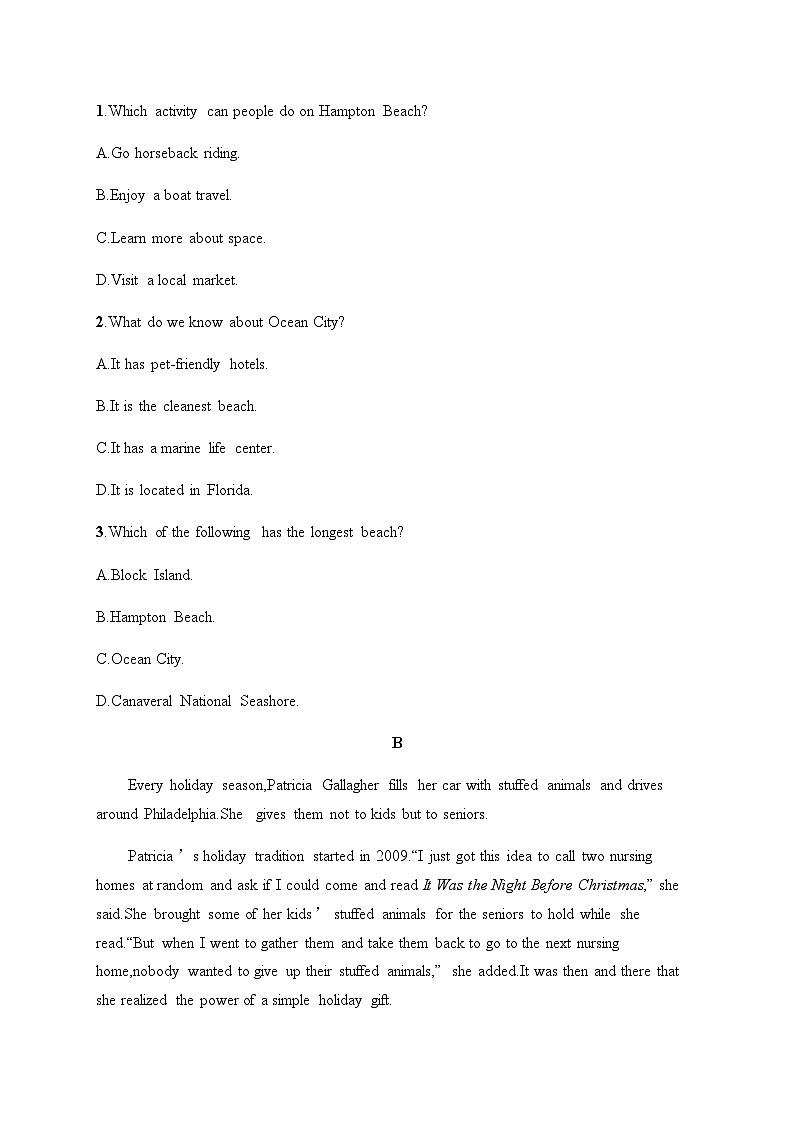 人教版高考英语一轮复习选择性必修第2册UNIT4 JOURNEY ACROSS A VAST LAND练习含答案02