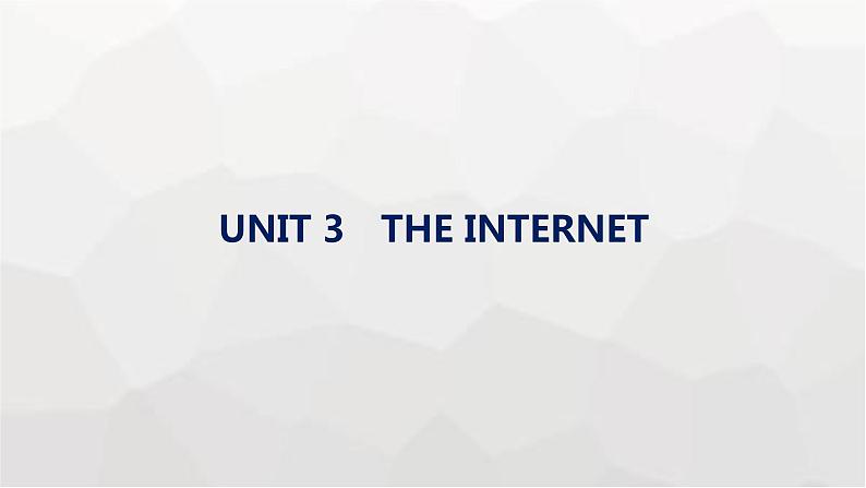 人教版高考英语一轮复习必修第2册UNIT3 THE INTERNET课件01