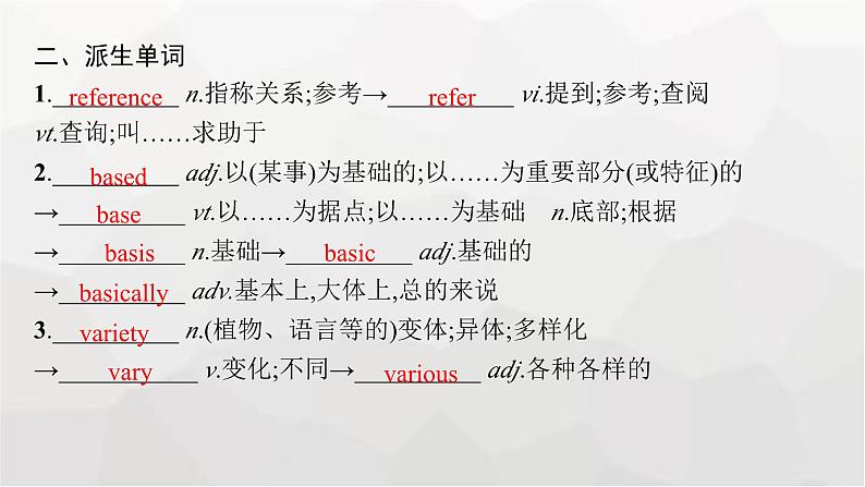 人教版高考英语一轮复习必修第4册UNIT5 LANGUAGES AROUND课件第6页