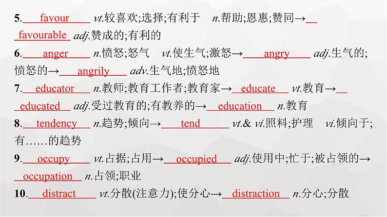 人教版高考英语一轮复习选择性必修1UNIT4 BODY LANGUAGE课件07