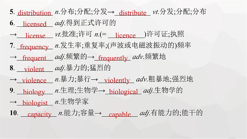 人教版高考英语一轮复习选择性必修4UNIT2 ICONIC ATTRACTIONS课件07