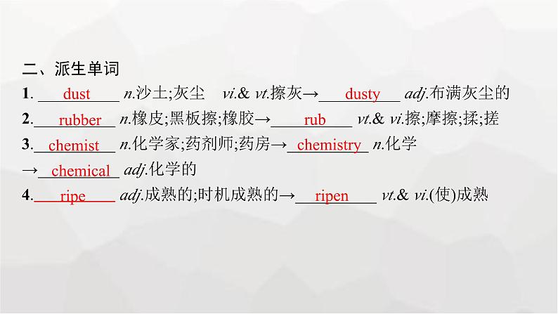 人教版高考英语一轮复习选择性必修4UNIT4 SHARING课件第6页