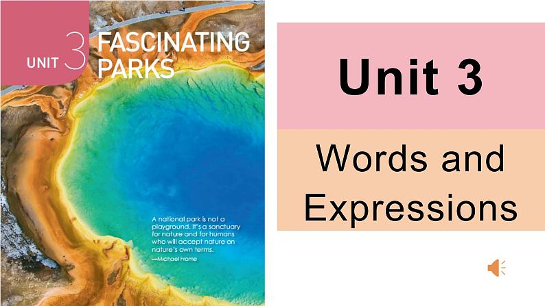 Unit 3 Words and Expressions 重点单词详解课件-2023-2024学年高中英语同步备课堂（人教版2019）（选择性必修第一册）第1页