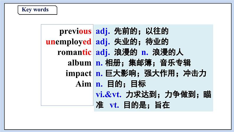 高中英语新人教必修二Unit5  Music  Period 3 Discovering Useful Structures课件03