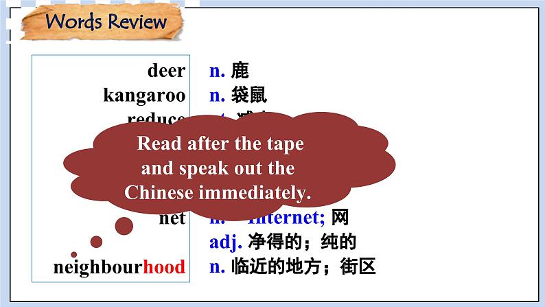 高中英语新人教必修二unit2 Wildlife Protection Period3Discovering Useful Structures课件02