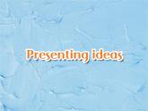 外研版（2019）高中英语必修一Unit1 A new start Presenting ideas and Reflection 课件