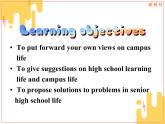 外研版（2019）高中英语必修一Unit1 A new start Presenting ideas and Reflection 课件