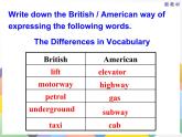 外研版（2019）高中英语必修一Unit2 Exploring English Presenting ideas and reflection 课件