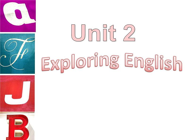 外研版（2019）高中英语必修一Unit2 Exploring English Using language 课件02