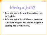 外研版（2019）高中英语必修一Unit2 Exploring English Using language 课件