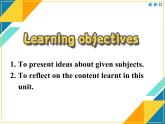 外研版（2019）高中英語必修一Unit3 Family matters Presenting ideas and Reflection 課件