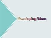 高中英语必修一Unit5 Into the wild Developing ideas 课件