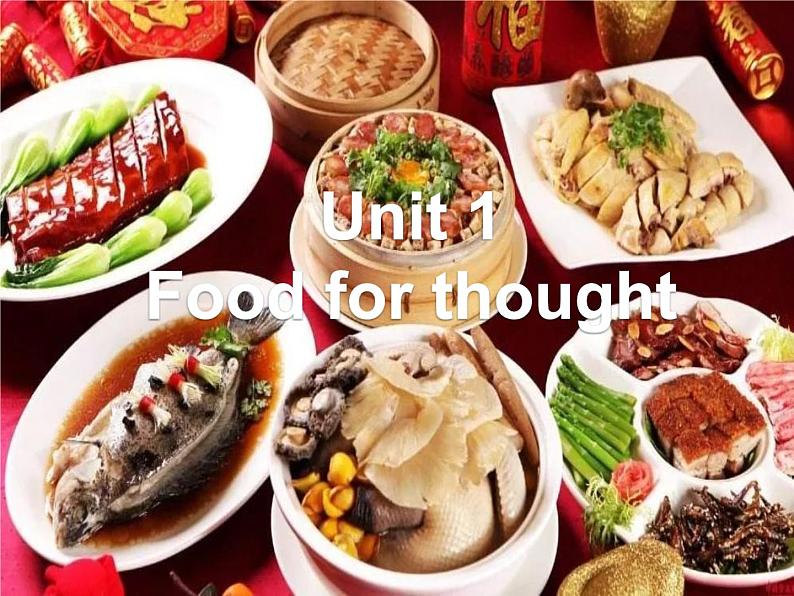 外研版（2019）高中英语必修二 Unit1 Food for thought Presenting ideas 课件02