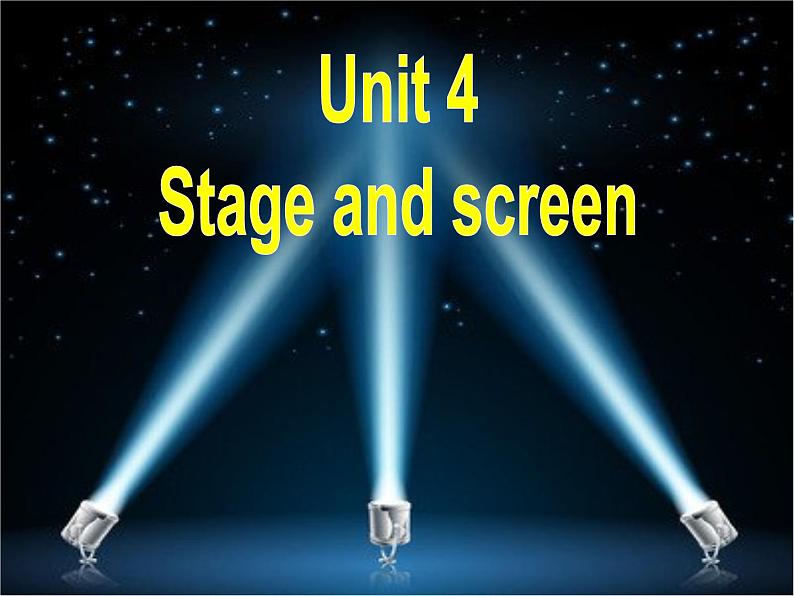 外研版（2019）高中英语必修二 Unit4 Stage and screen Writing 课件第2页