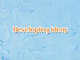 外研版（2019）高中英语选择性必修一 Unit 3 Faster, higher, stronger Developing ideas 课件
