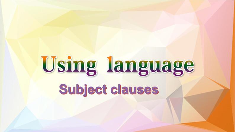 外研版（2019）高中英语选择性必修三 Unit 1 Face values Grammar 课件第3页