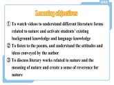 外研版（2019）高中英语选择性必修三 Unit 6 Nature in words Starting out 课件