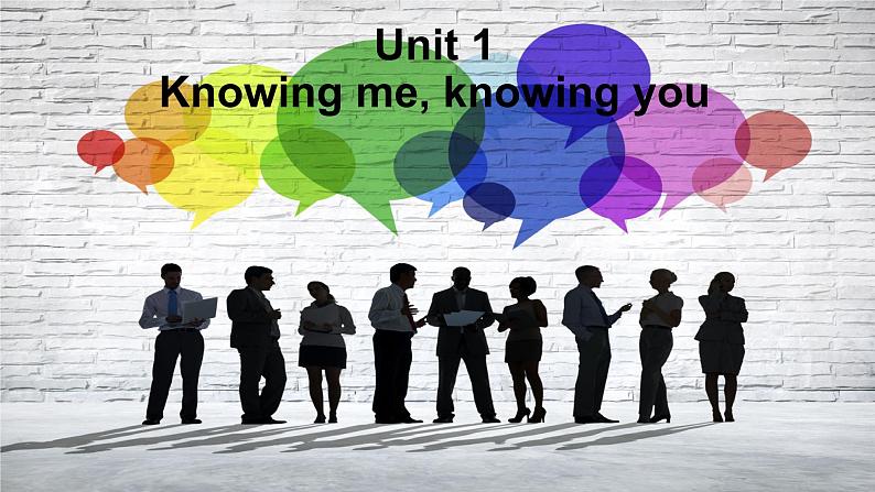 外研版（2019）高中英语必修三 Unit 1 Knowing me, knowing you Listening and Speaking 课件02