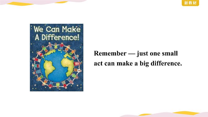 外研版（2019）高中英语必修三 Unit 2 Making a difference Starting out 课件第8页