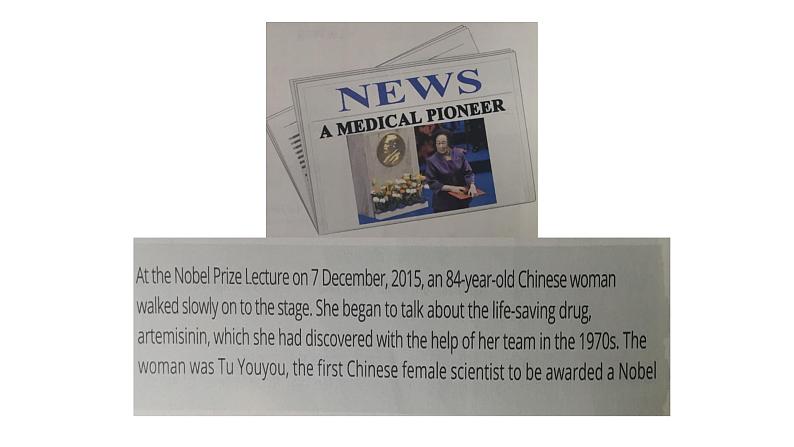 外研版（2019）高中英语必修三 Unit 2 Making a difference Writing 课件08