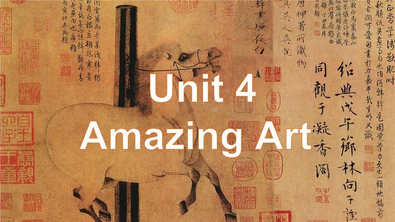 外研版（2019）高中英语必修三 Unit 4 Amazing art Developing ideas 课件02