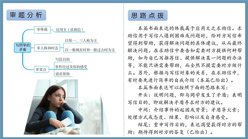 专题07_备考2025新高考英语应用文名校试题及写作素材  应用文Writing 5·求助信课件PPT第3页