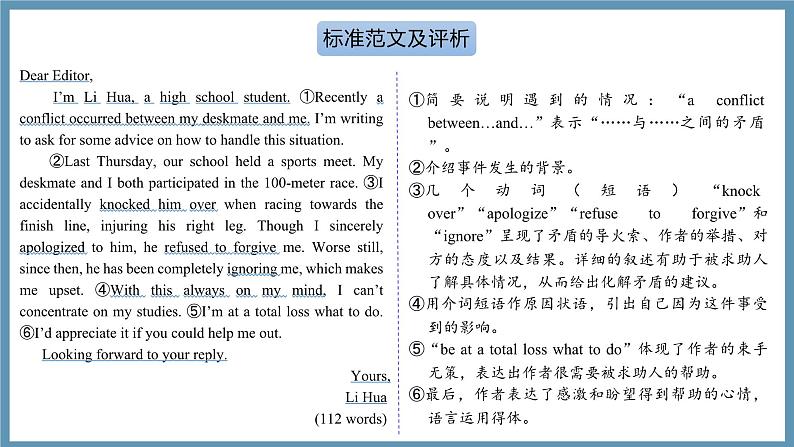 专题07_备考2025新高考英语应用文名校试题及写作素材  应用文Writing 5·求助信课件PPT第4页