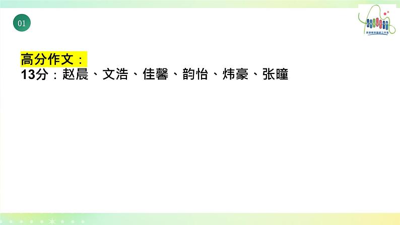 2024届高三英语基础写作课件：基础写作-向外教建议庆祝方式第2页