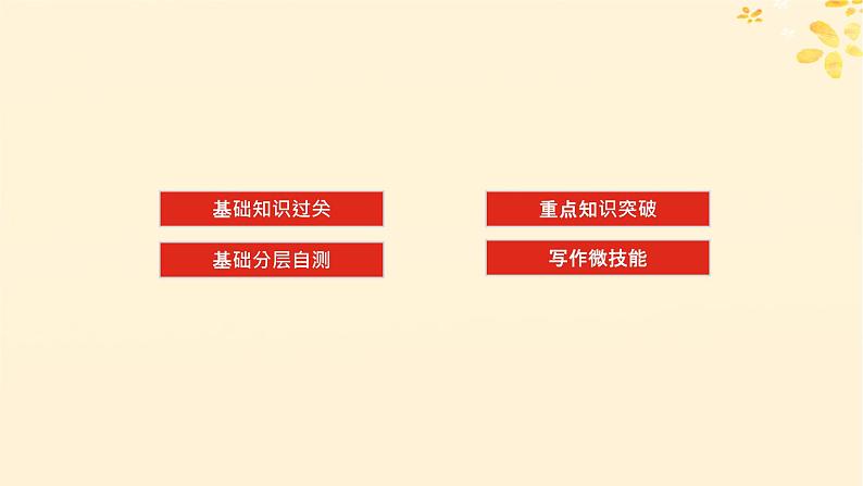 2025版高考英语全程一轮复习选择性必修第四册Unit1Lookingforwards课件（外研版）02