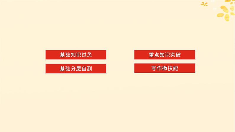 2025版高考英语全程一轮复习选择性必修第一册Unit5Revealingnature课件（外研版）第2页