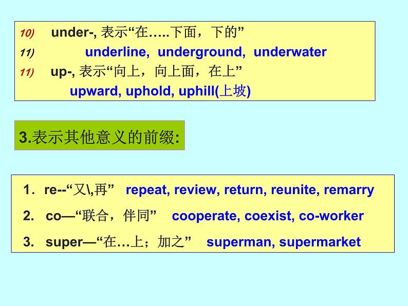 高考英语语法复习课件【17】第十七讲 构词法（1）第8页