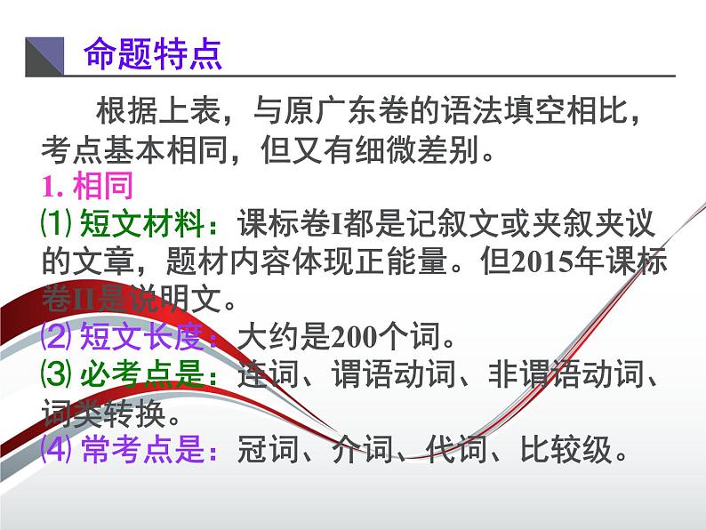 高考英语语法专项突破课件：语法填空第4页