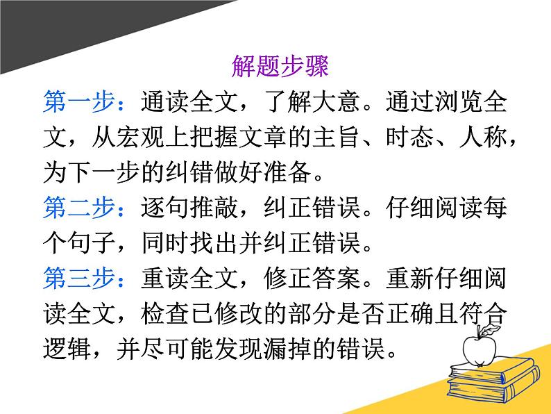 高考英语短文改错题型 解题方法指导 （1）课件PPT第3页