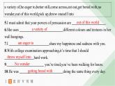 譯林版高中英語(yǔ)選擇性必修第一冊(cè)UNIT1 分層跟蹤檢測(cè)2 Grammar and usage & Integrated skills課件