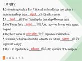 譯林版高中英語(yǔ)選擇性必修第一冊(cè)UNIT1 單元提能強(qiáng)化練(一)課件