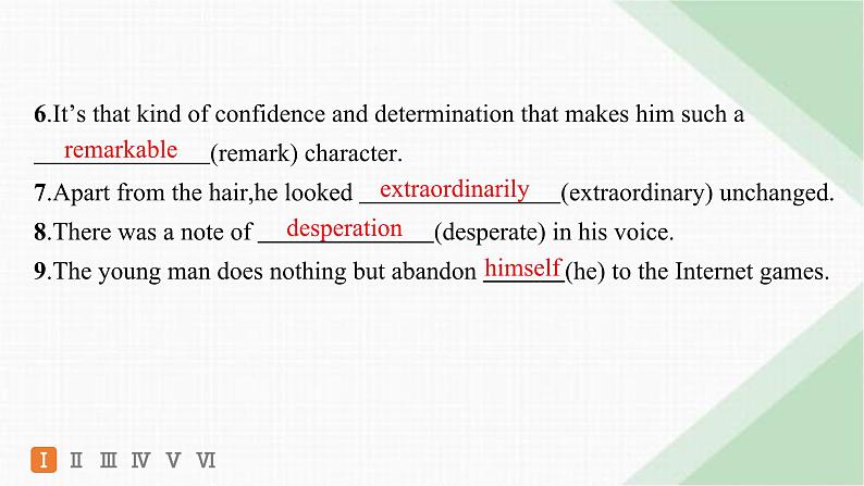 译林版高中英语选择性必修第一册UNIT2 分层跟踪检测3 Extended reading,Project, Assessment & Further study课件03