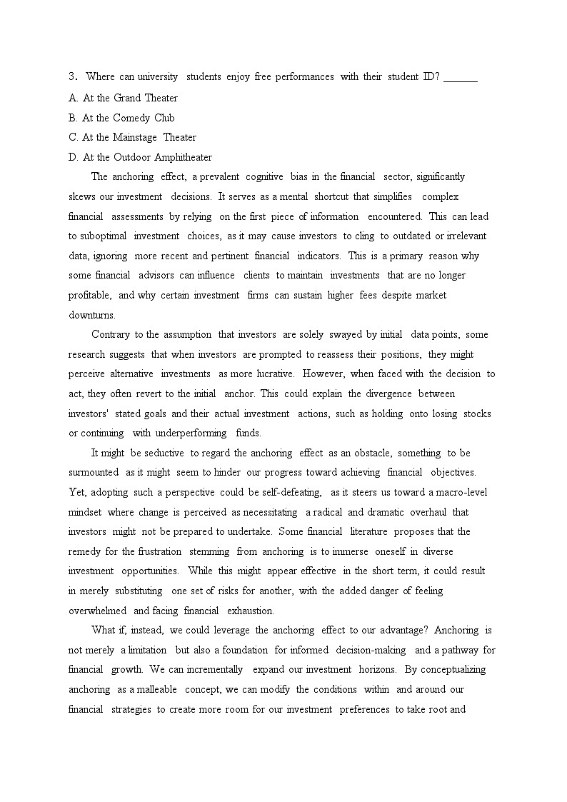 广东省三校2025届高三上学期8月开学摸底考试英语试卷(含答案)第2页