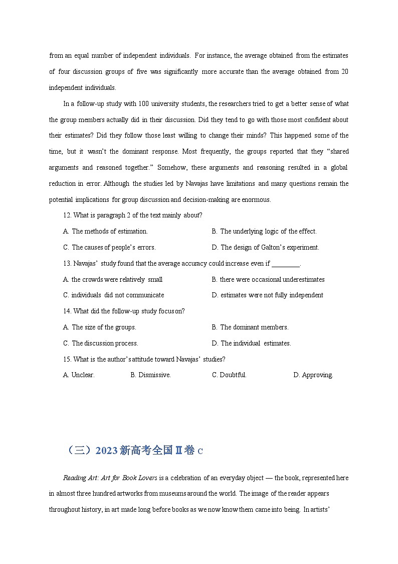 专题3 阅读理解说明文 （原卷版+解析版）03