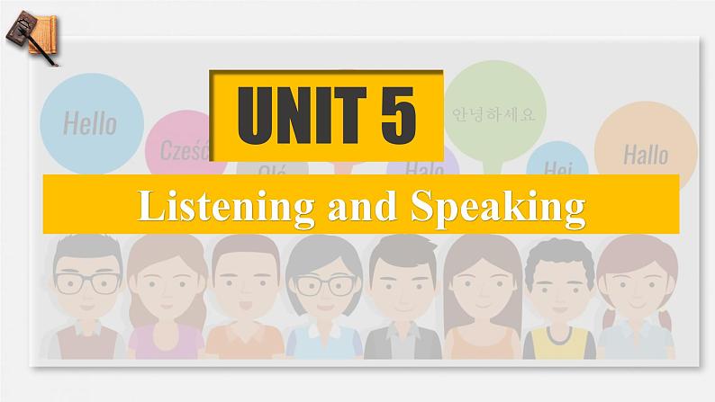 人教版 2024 高中英语 必修一 Unit 5 Language around the world 听说 Listening and Speaking 课件01