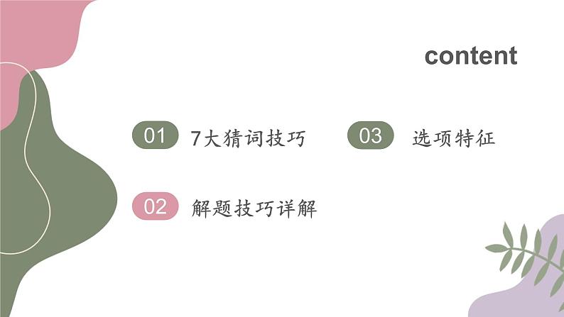 专题04+阅读理解词义猜测题---2025年高考英语二轮复习专题突破课件PPT第2页