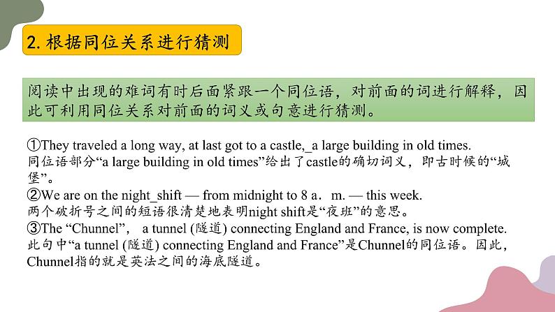 专题04+阅读理解词义猜测题---2025年高考英语二轮复习专题突破课件PPT第7页