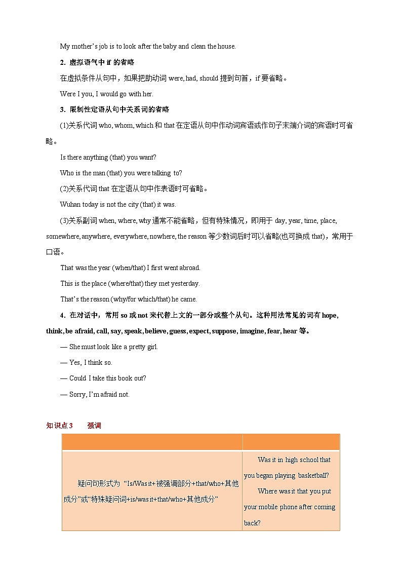 专题11 特殊句式  （解析版）第3页