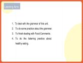 外研版高中英语必修第二册 Unit 1《Food for thought Using Language》课件